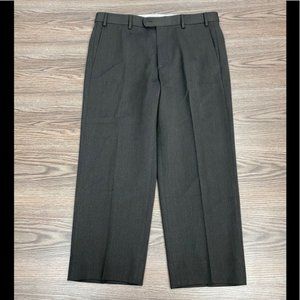 Brown Flat Front Dress Pants 36